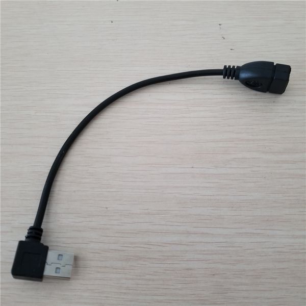 10шт угловая направление 90 градусов usb 2.0 мужского на женский удлинительный синхронизации данных питания зарядный кабель шнур 20см